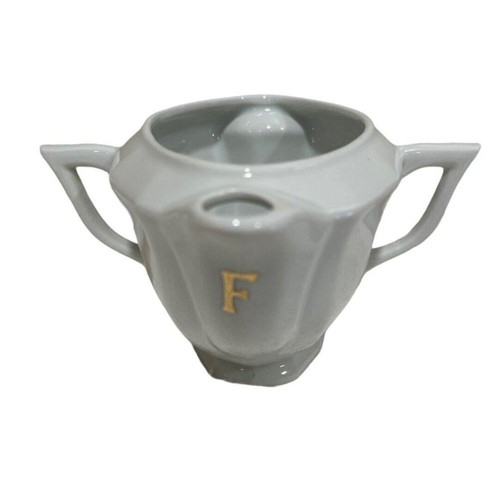 France Veritable Porcelaine F.D. LF Double Spout Gravy Boat